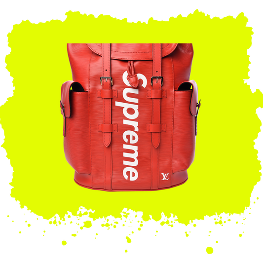 Louis Vuitton x Supreme Christopher Backpack Epi PM Red